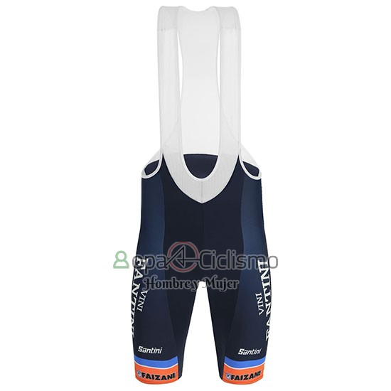 Vini Fantini Ropa Ciclismo Culotte Corto 2019 Hombre Mangas Cortas Naranja01